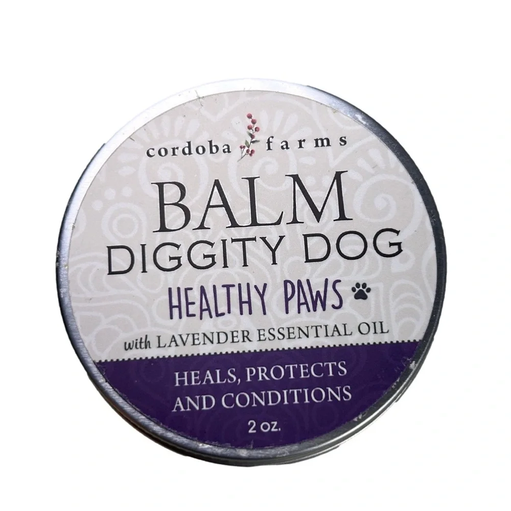 Cordoba Farms Balm Diggity Dog Healthy Paws 2 oz Tin | Natural Paw & Nose Balm